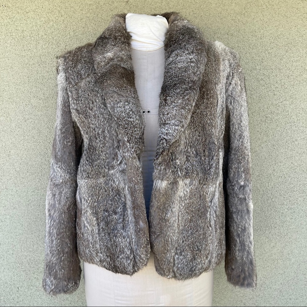 Vintage rabbit fur coat - Picture 2 of 9